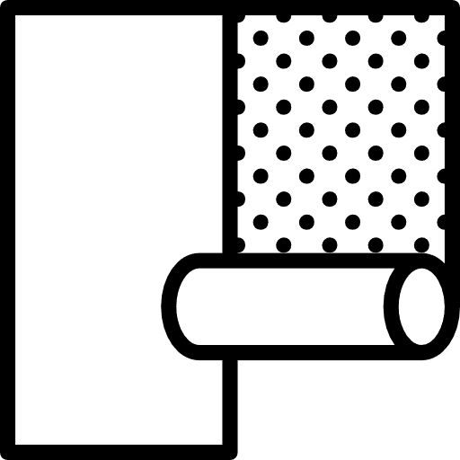 Colocación de papel pintado y frescos de yeso